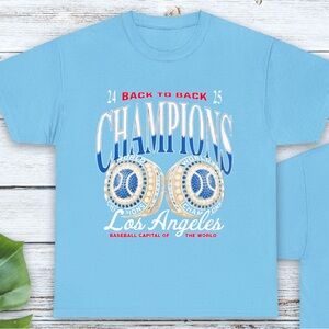 Dodgers Back To Back Champions T-Shirt